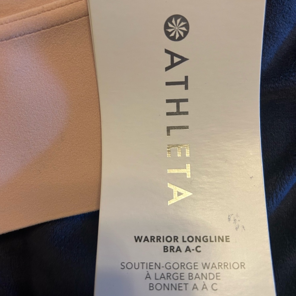 Athleta Warrior Longline Blush Sports Bra - Picture 4 of 4